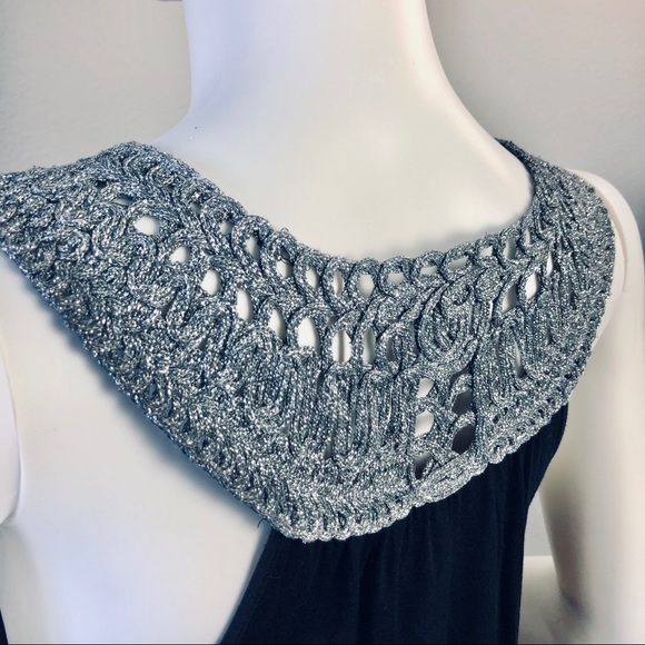 Wilster Black Sleeveless Blouse Tank Top - Picture 3 of 7